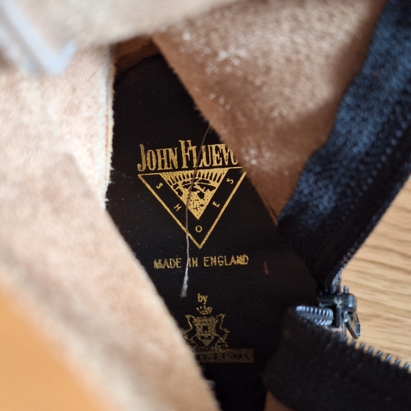 VTG JOHN FLUEVOG MADE IN ENGLAND BROWN LEATHER BOOTS UNISEX - Picture 11 of 11